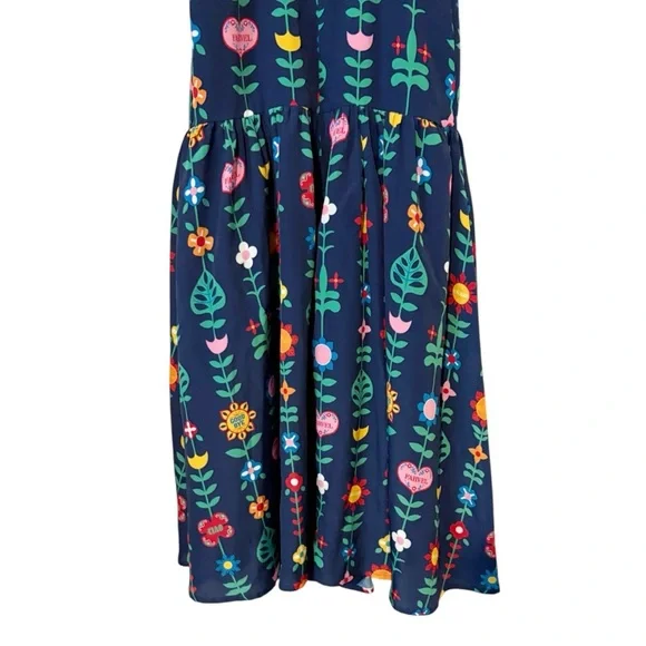 Disney Parks It's a Small World Dress Tank Colorful Mary Blair Blue Sz XL - Picture 10 of 11